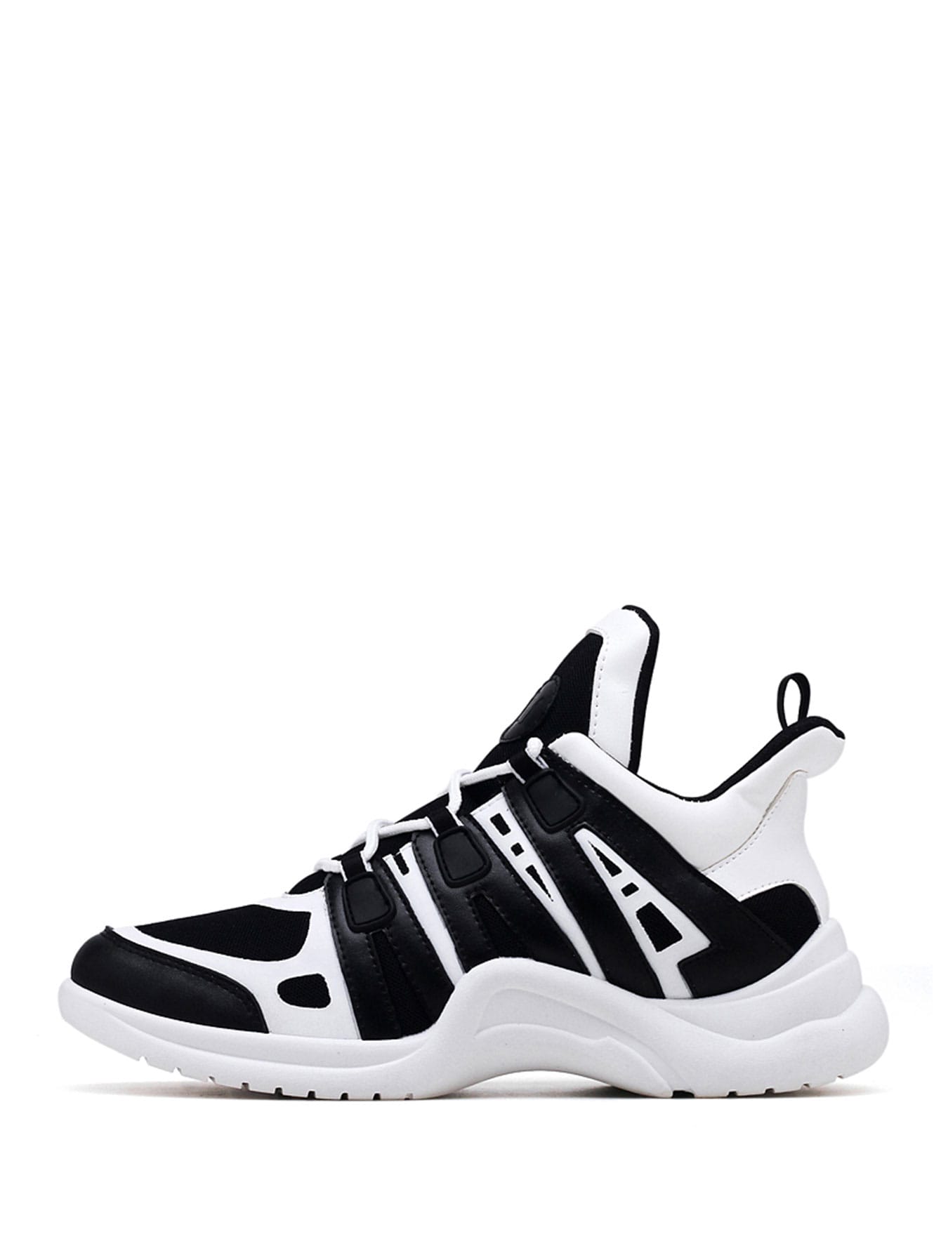 Men Two Tone Chunky Sneakers