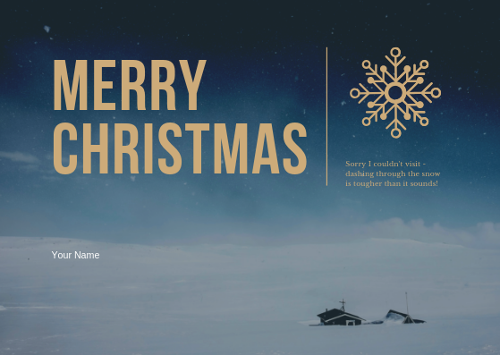 MERRY CHRISTMAS - GREETING CARD