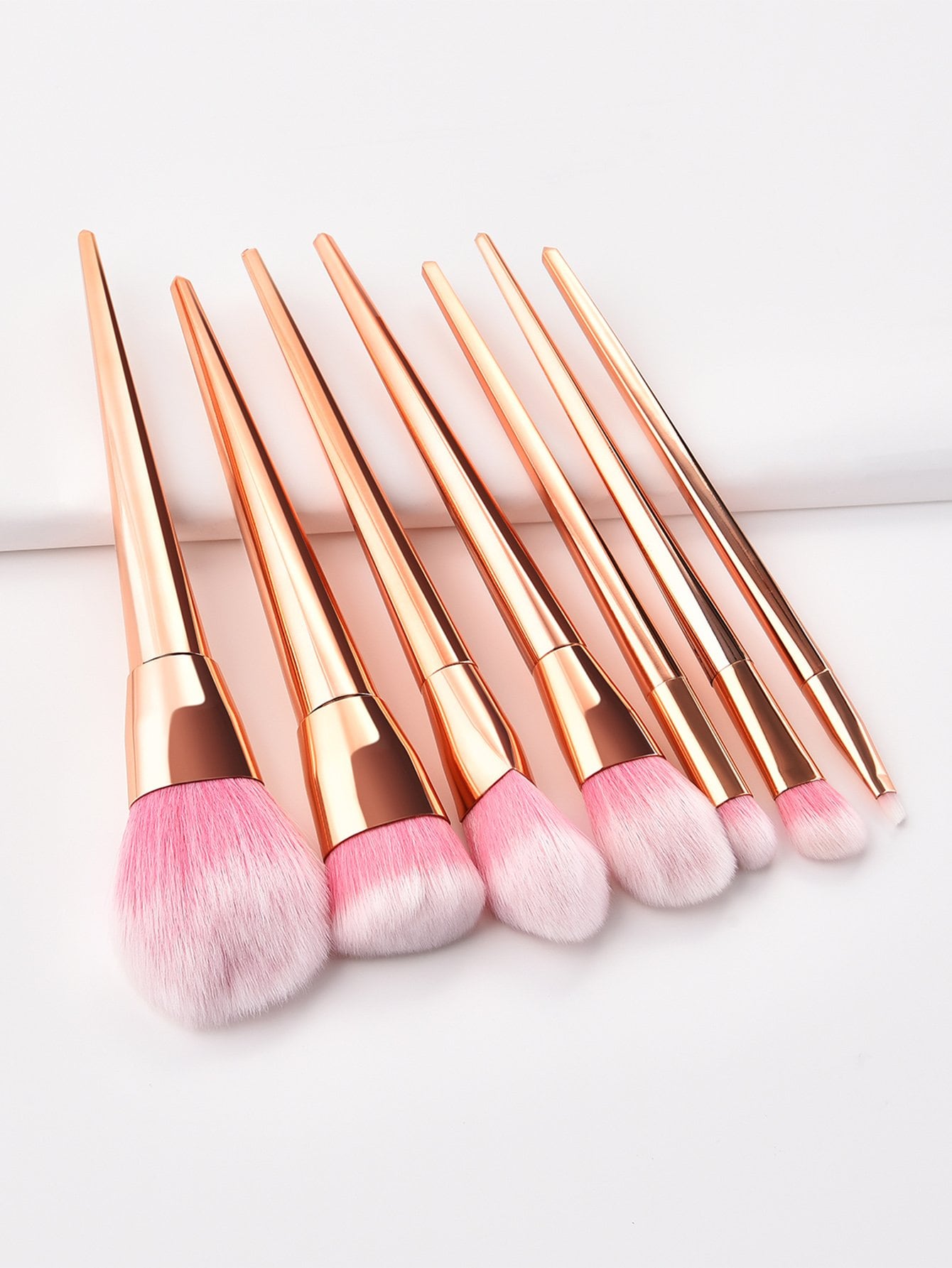 Metallic Makeup Brush 7pcs