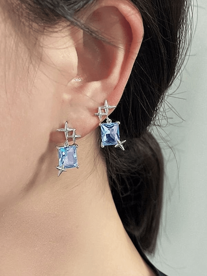 Astral Zircon Decor Earring