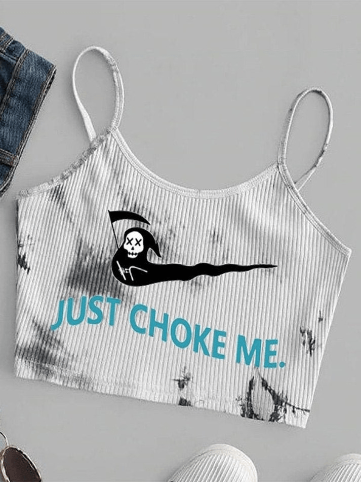 Choke Me Rib Crop Cami Top