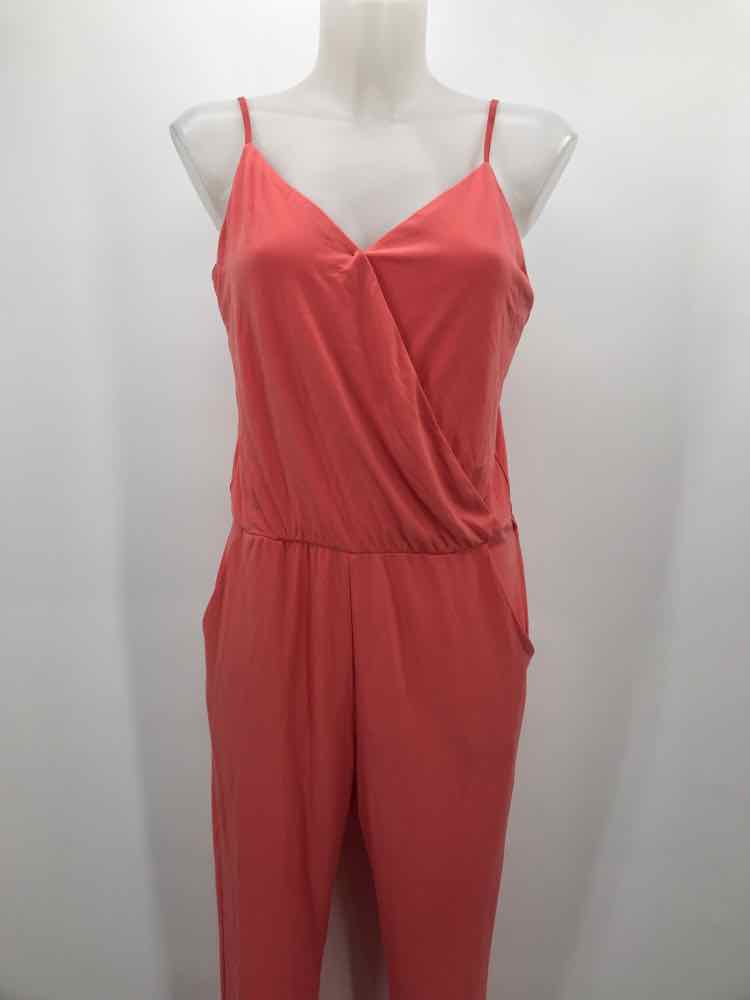 1.State Coral Size Small Sleeveless Jumpsuit