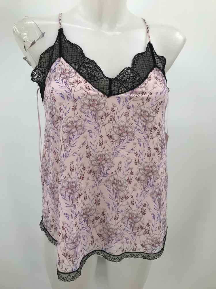 1.State Purple Size XS Floral Lace Camisole