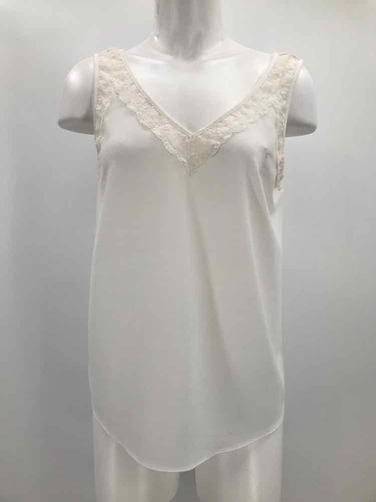 1.State White Size Small Lace Tank Top