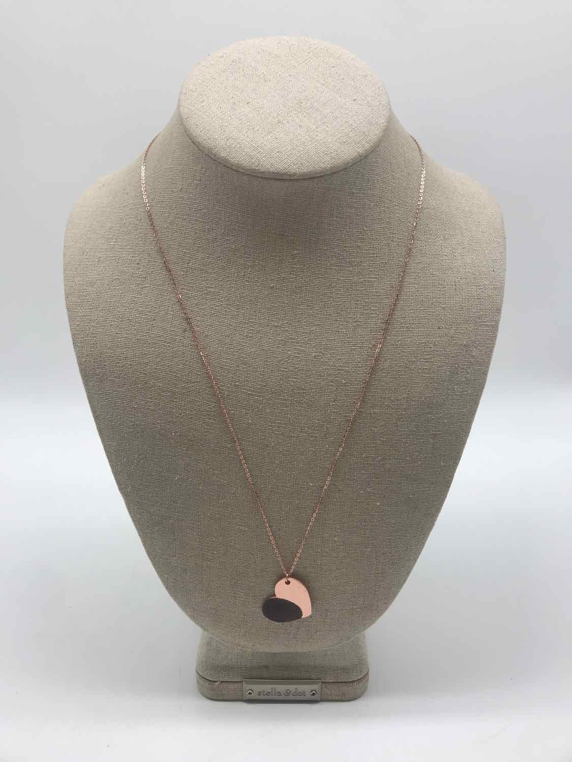 925 Rose Gold Heart Pendant Necklace
