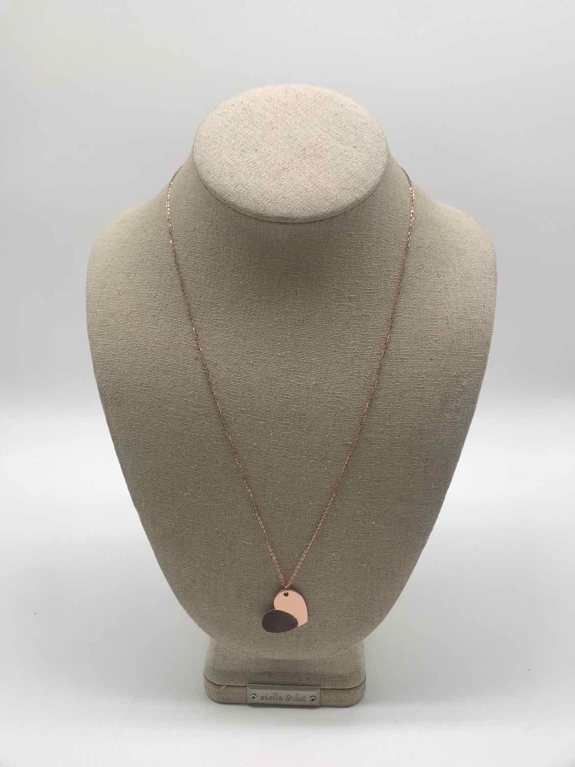 925 Rose Gold Heart Pendant Necklace