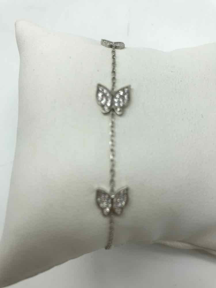 925 Silver Butterfly Chain Link