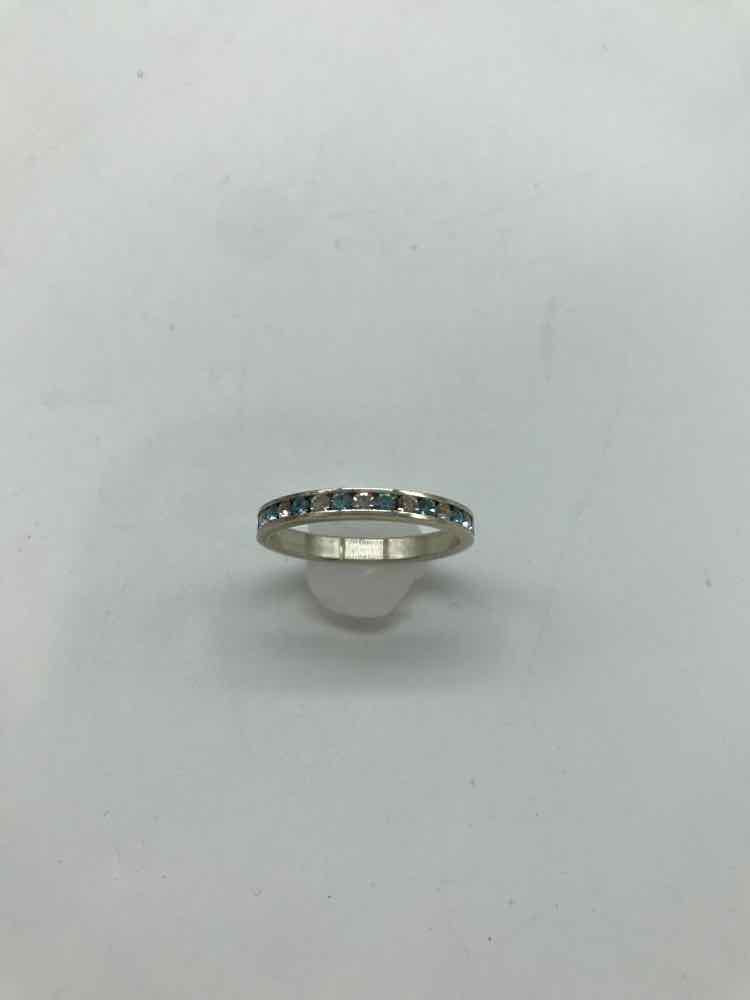 925 Silver channel Size 9 Band Style