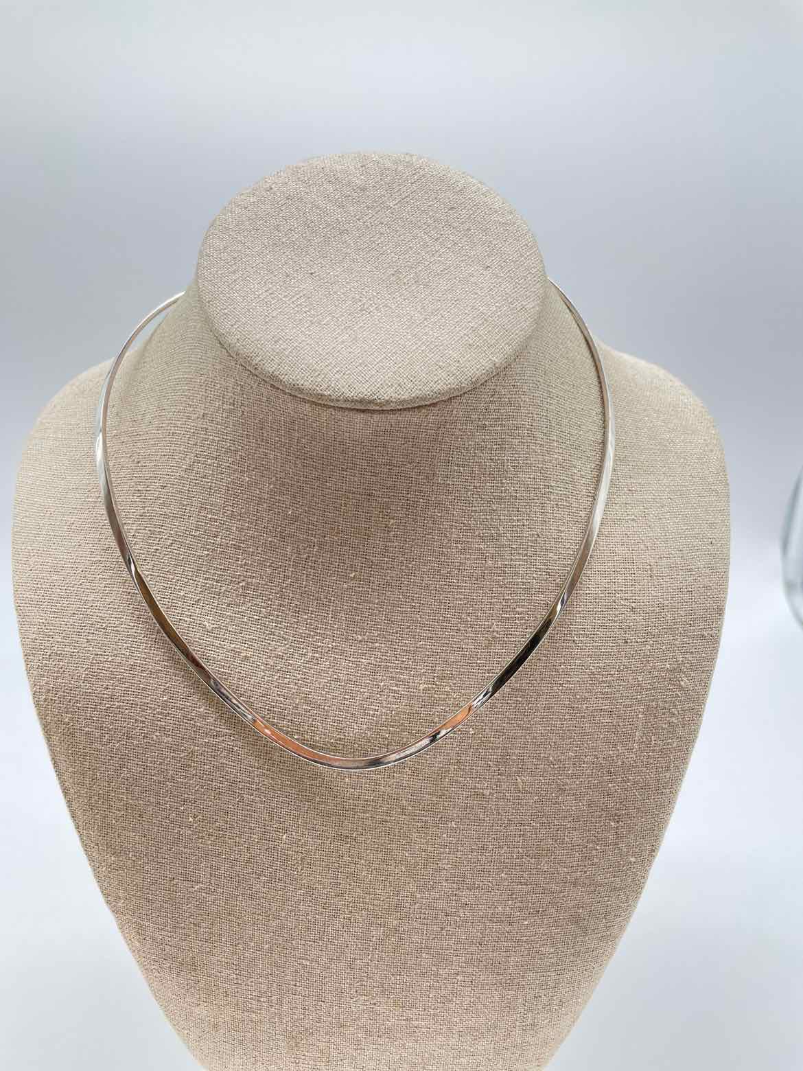 925 Silver Collar Choker Necklace