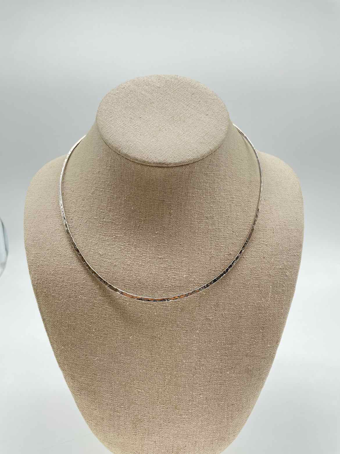 925 Silver Collar Choker Necklace