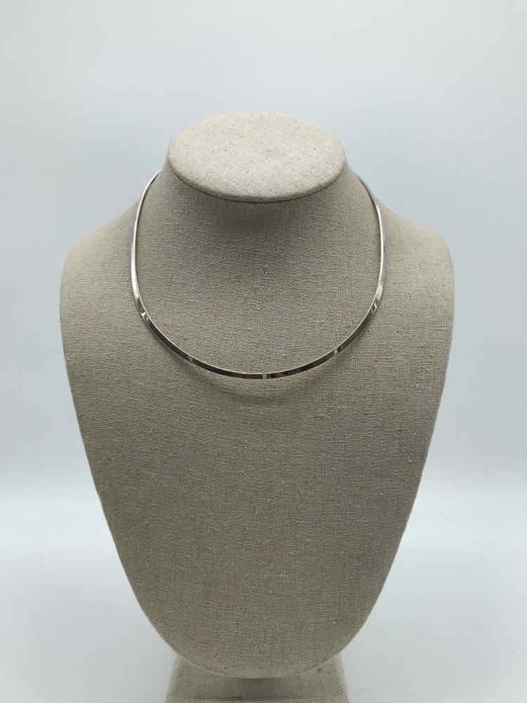 925 Silver Collar Choker Necklace
