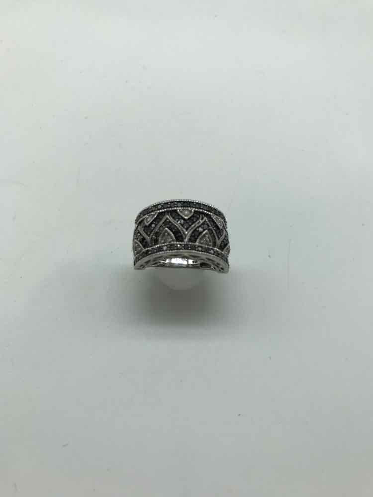 925 Silver Diamond Size 7 Band Style