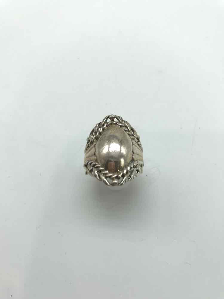 925 Silver Filigree Size 7.5 Band Style