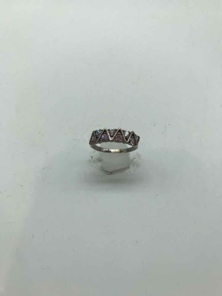 925 Silver Glass Size 8 Band Style