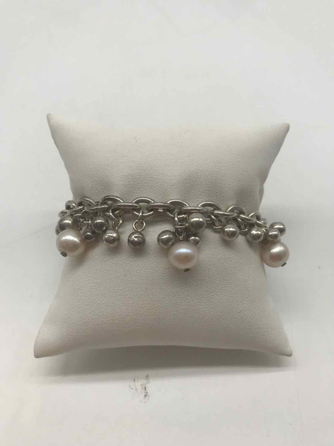 925 Silver Pearl Chain Link