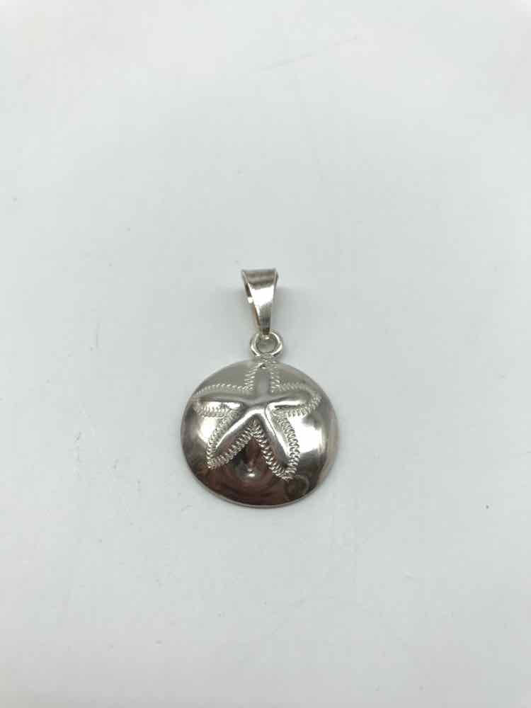 925 Silver Sand Dollar Pendant