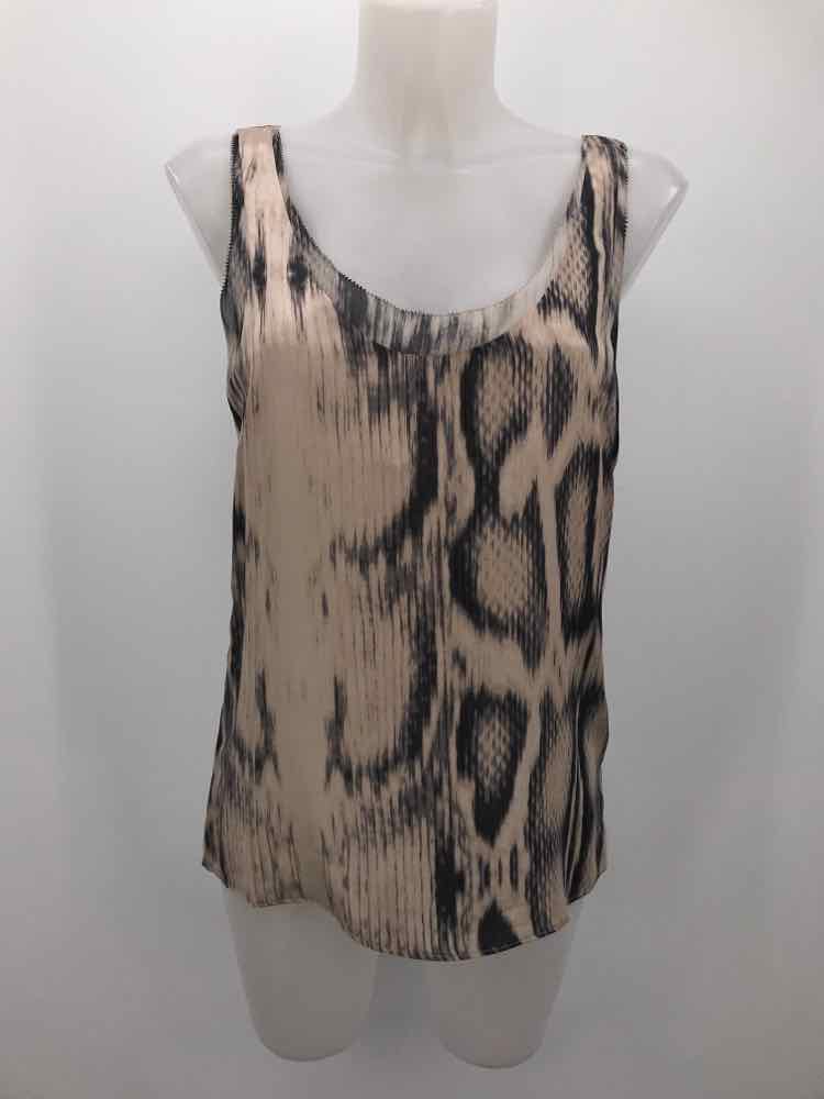 Addison Tan Size Small Printed Tank Top