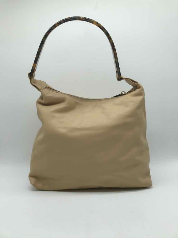 Adrienne Vittadini Tan Hobo Bag Fabric Hobo