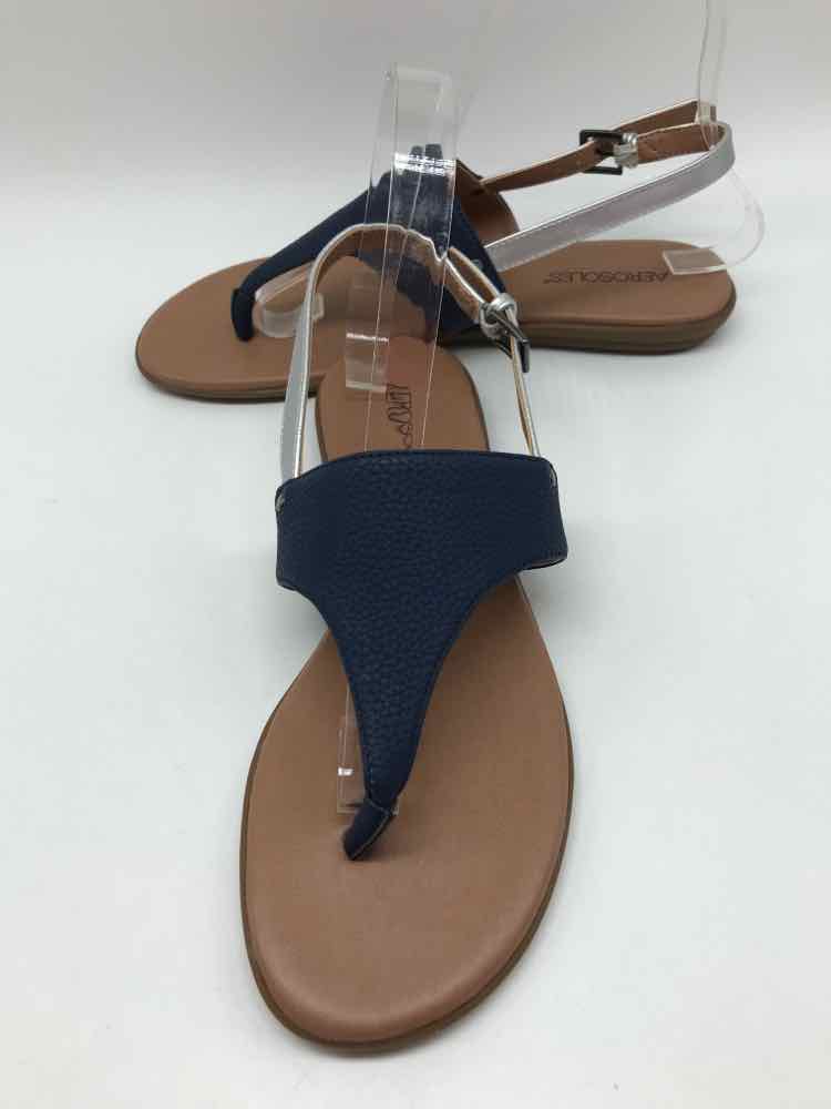 Aerosoles Navy Size 7.5 Slingback Sandals