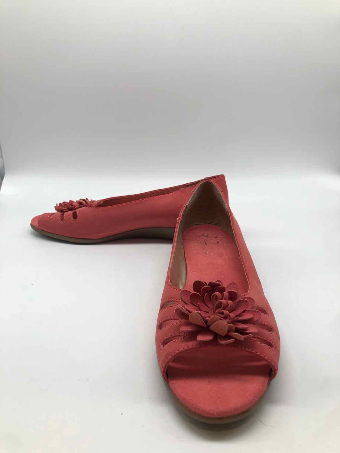 Aerosoles Red Size 8 Open Toe Flats