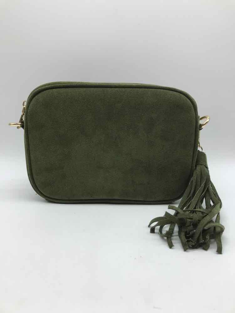 Ah Dorned Green Tassel Makeup Bag