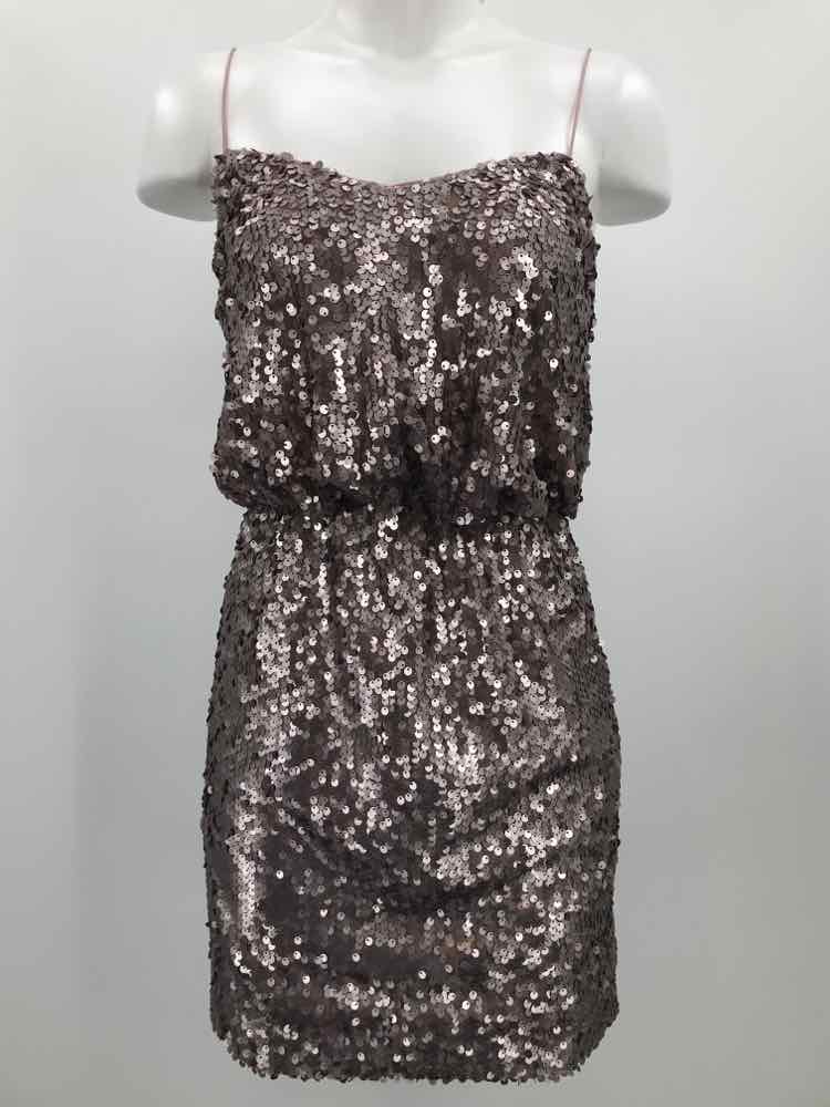 Aidan Pink Size 0 Sequin Short Cocktail Dress