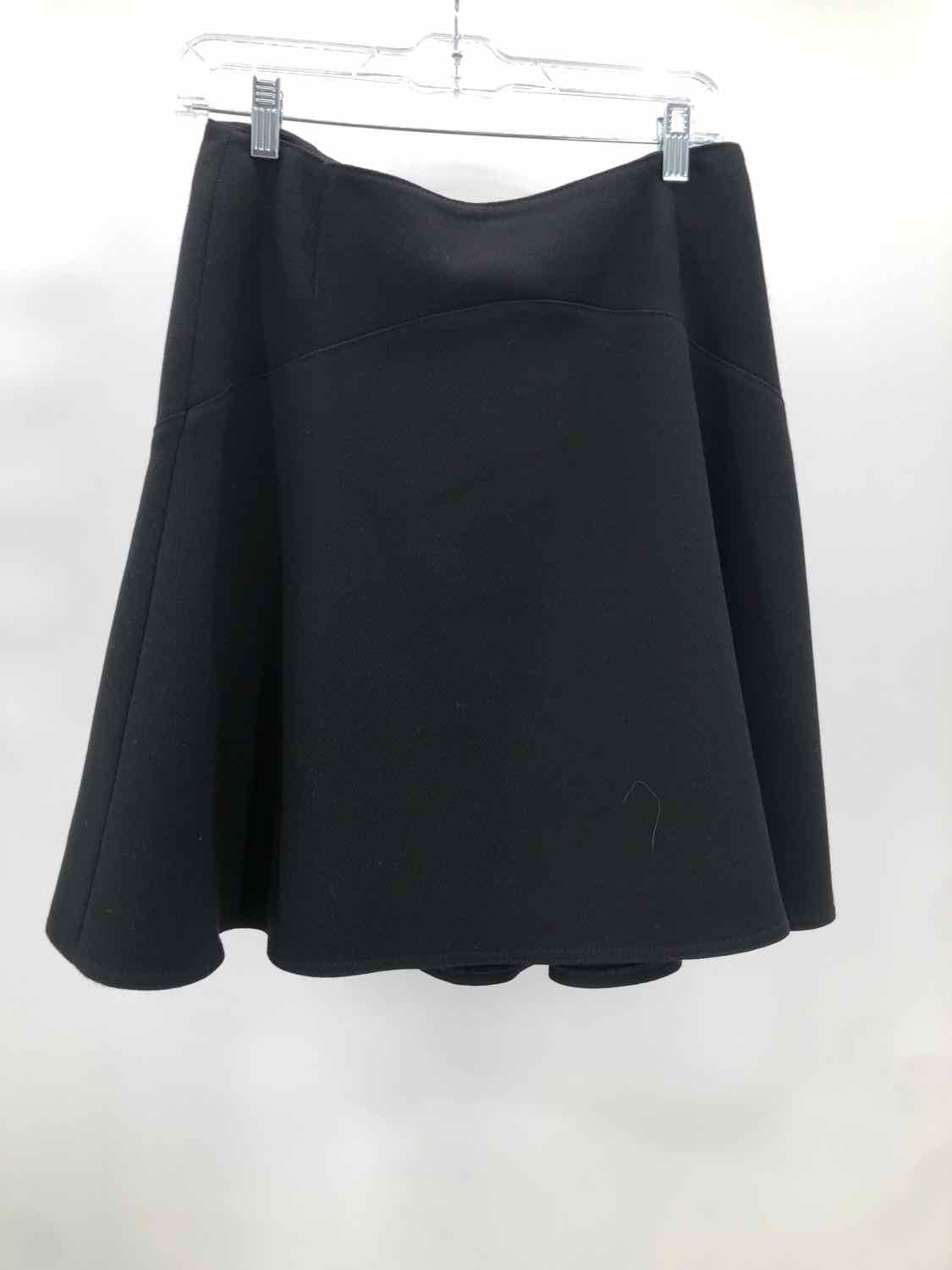 Akris Punto Black Lined Circle Skirt