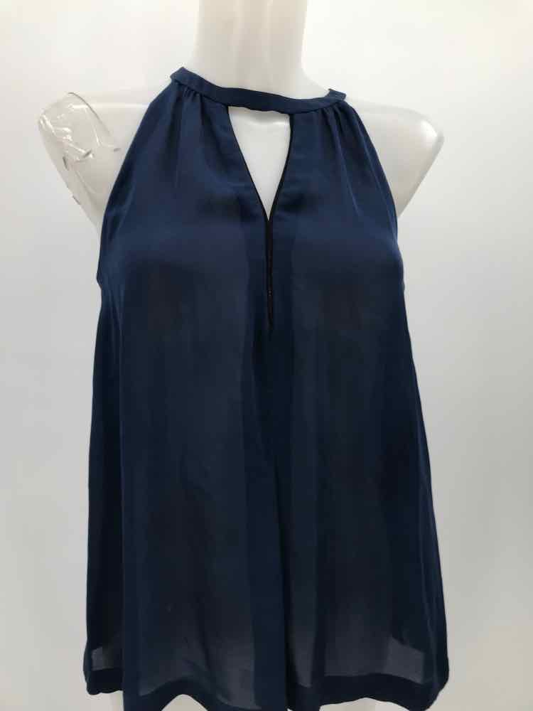 ALC Navy Size Small P Silk Tank Top