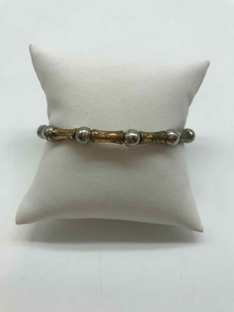 Alex and Ani Brass Beaded Cuff Bracelet