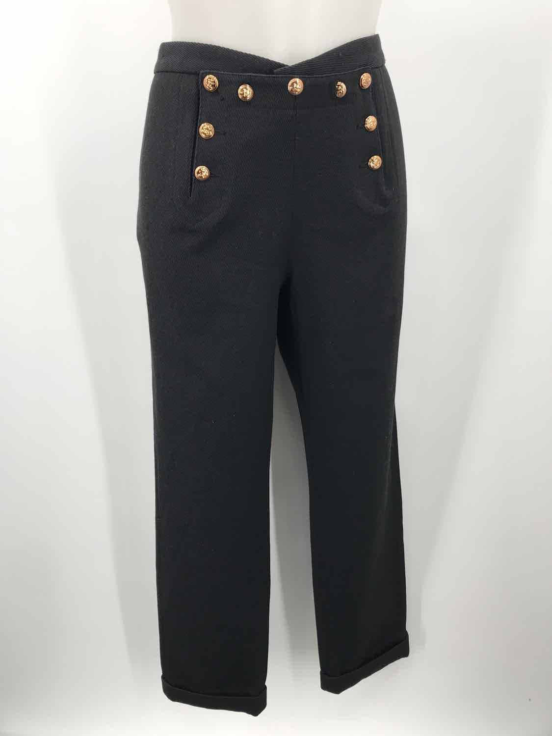 Alexander McQueen Black Size 10 Dress Pants