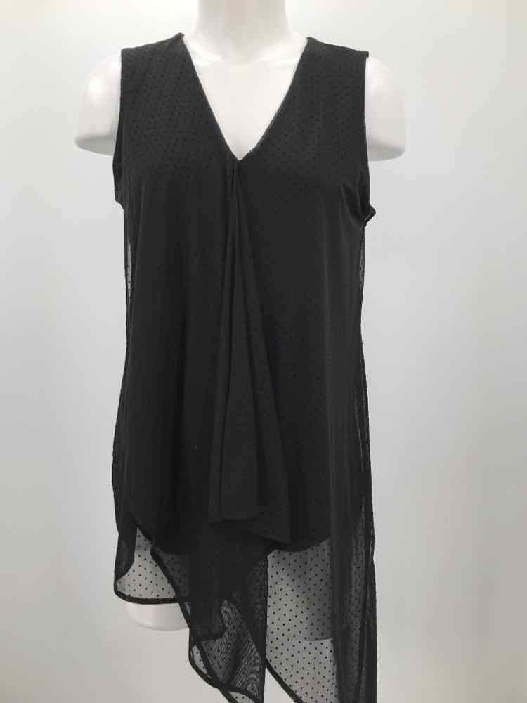 Alfani Black Size Small Asymmetrical Tank Top