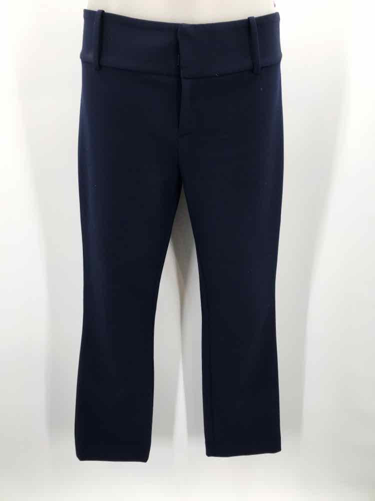 Alice + Olivia Navy Size 4 Straight Fit Dress Pants