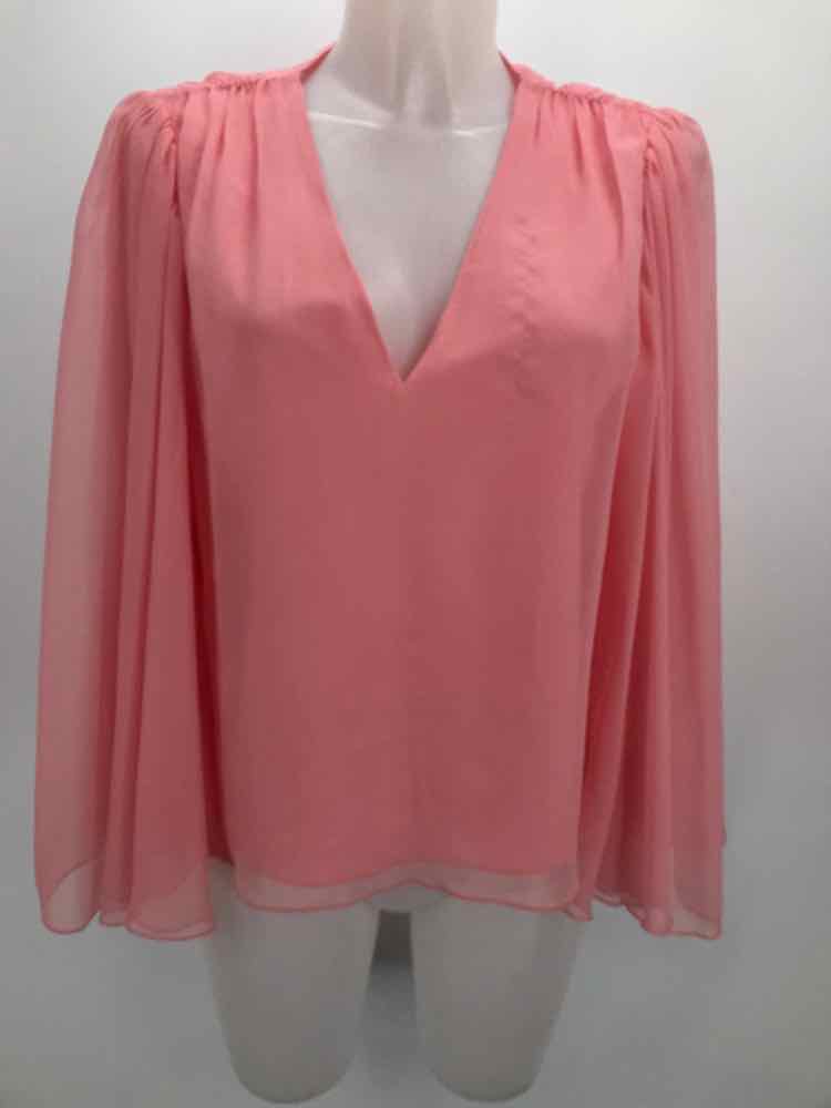 Alice + Olivia Pink Size Large Blouse