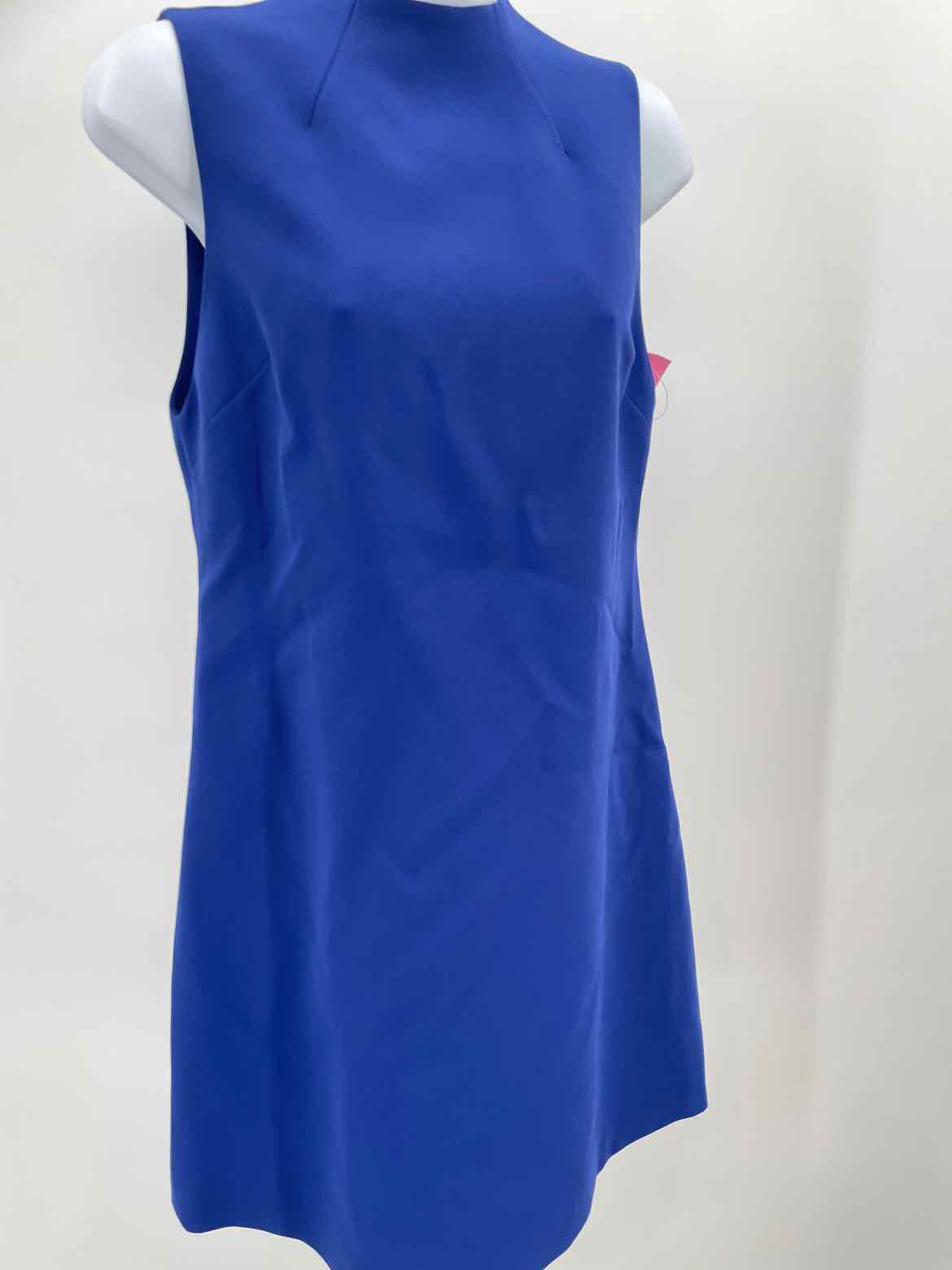 Alice + Olivia Royal Blue Size XL Knee Length Sleeveless Dress