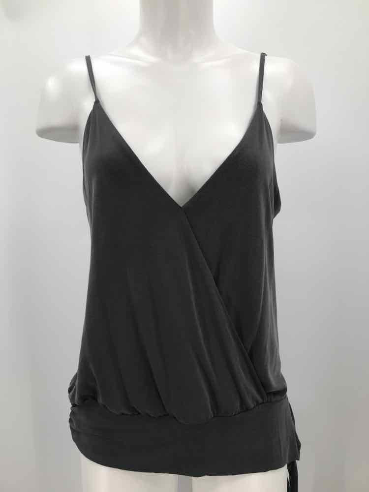 Allison Joy Grey Size Small Side Tie Tank Top