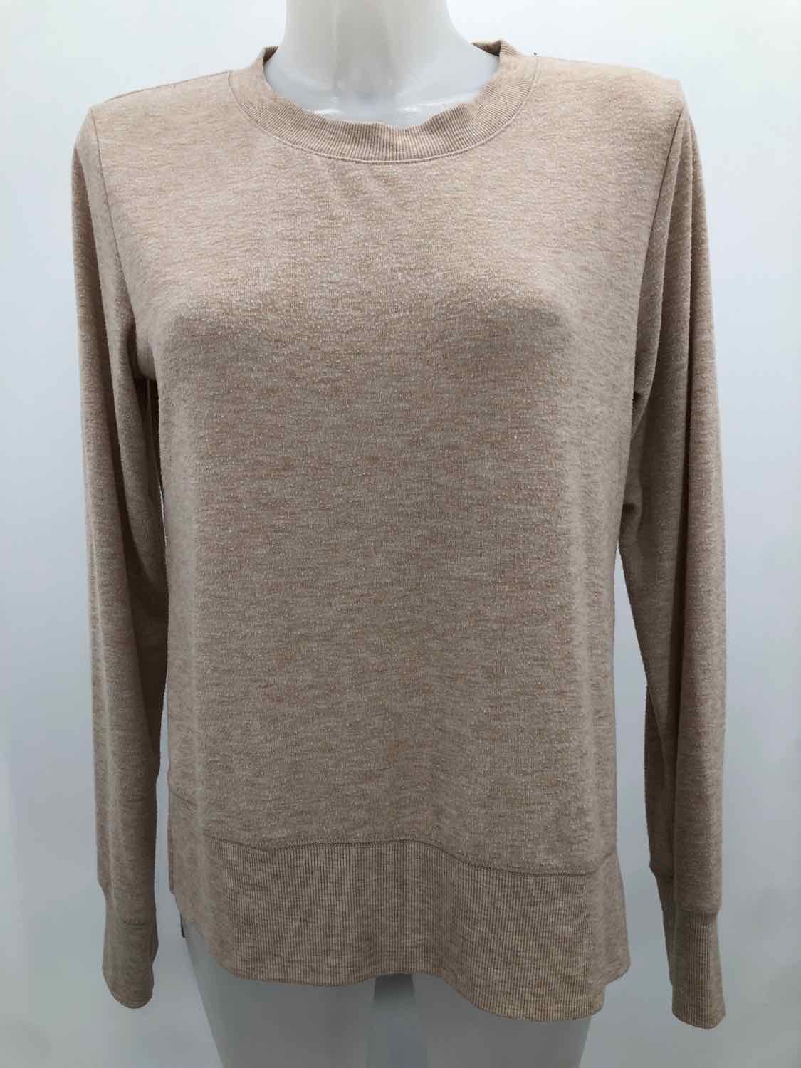 Alo Tan Size Small Athletic Long Sleeve