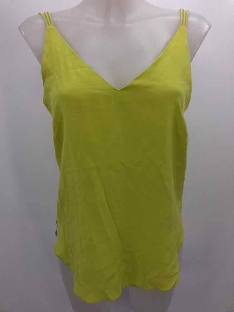 Amanda Uprichard Green Size XS Silk Tank Top