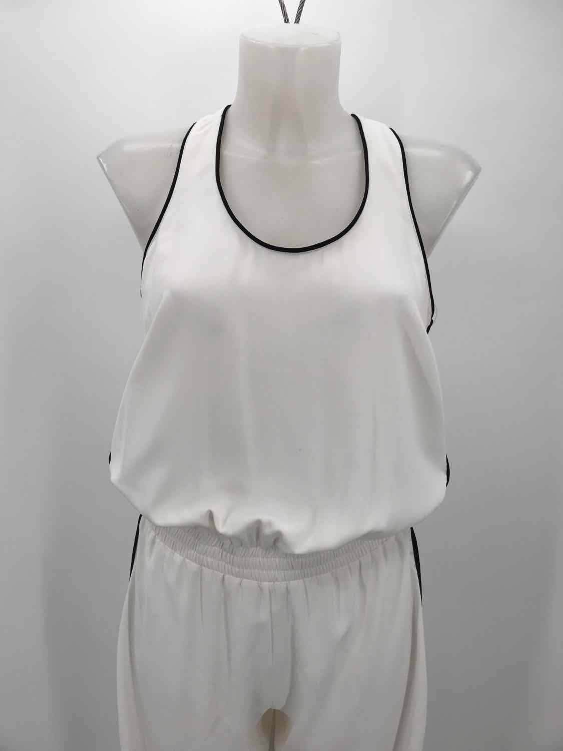 Amanda Uprichard White Size Small Lined Sleeveless Jumpsuit