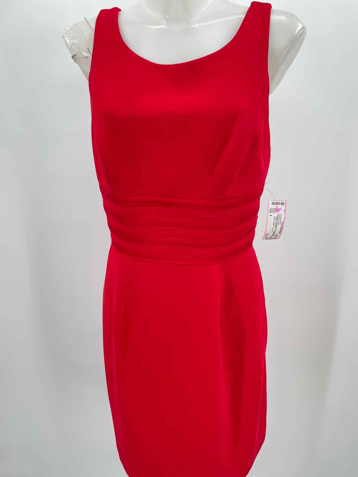 Andrea Polizzi Red Size 8 Strapless Bodycon Short Cocktail Dress