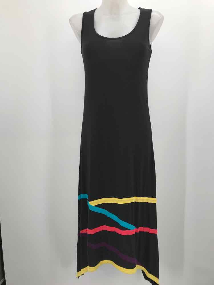 Angel Black Size Small Sleeveless Long Maxi Dress