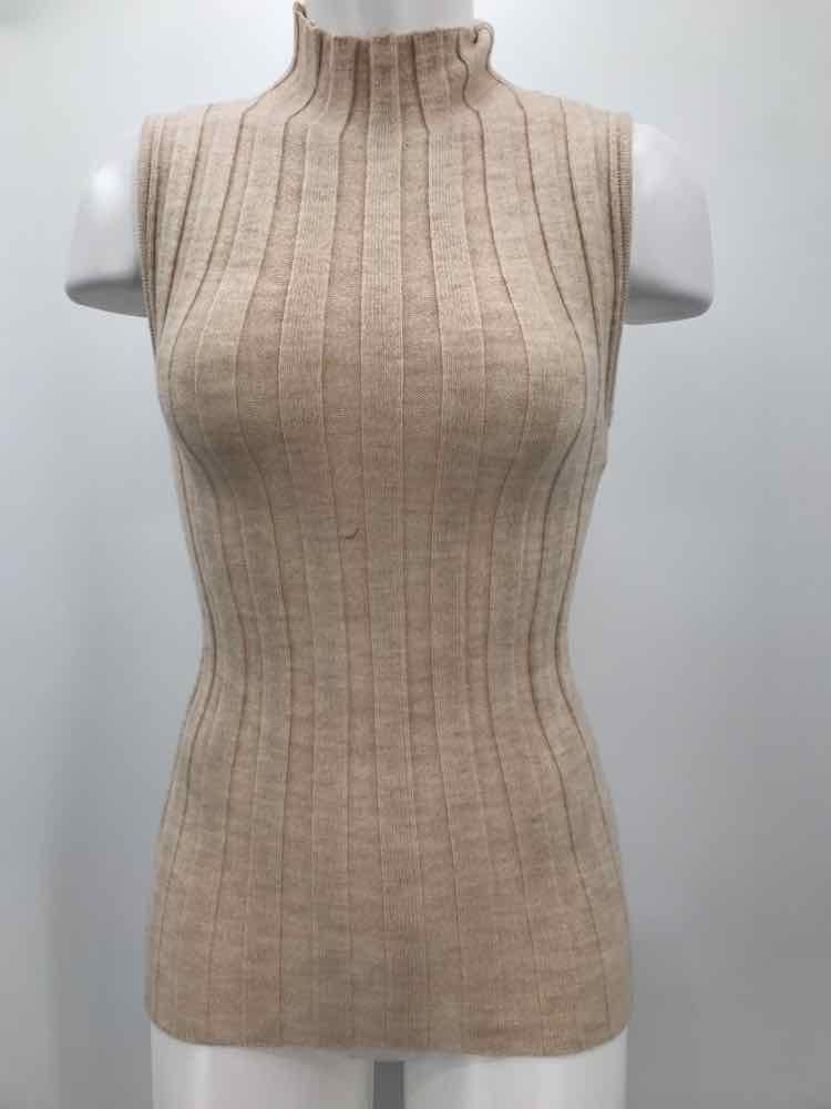 Anine Bing Tan Size Small P Wool Knit Tank