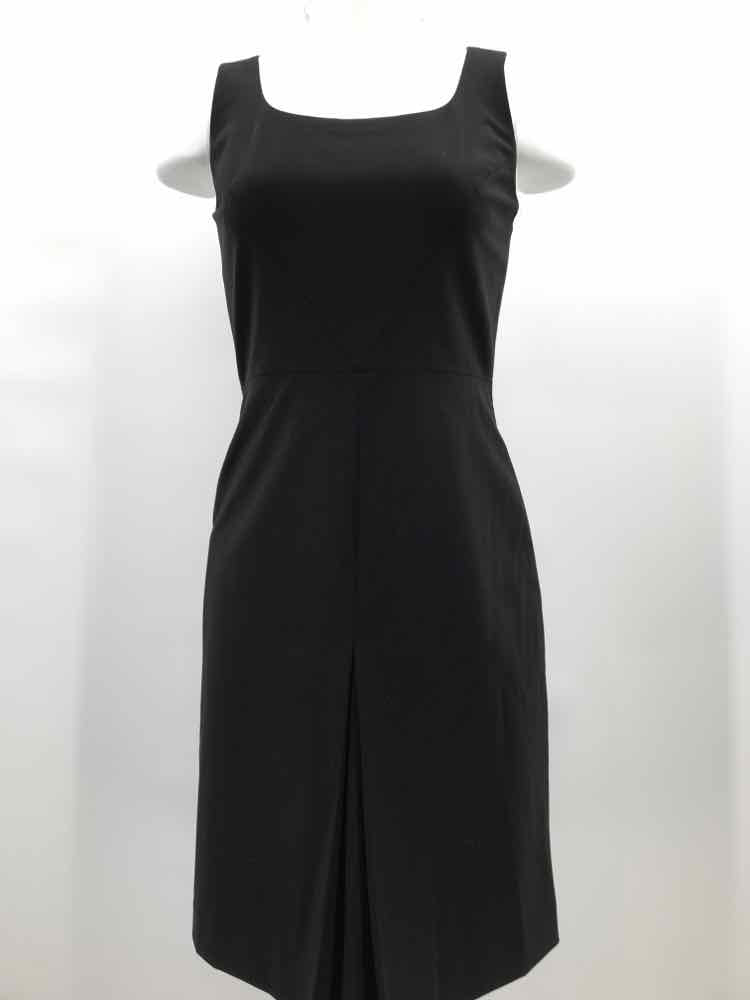 Ann Taylor Black Size 2P Knee Length Sleeveless Dress