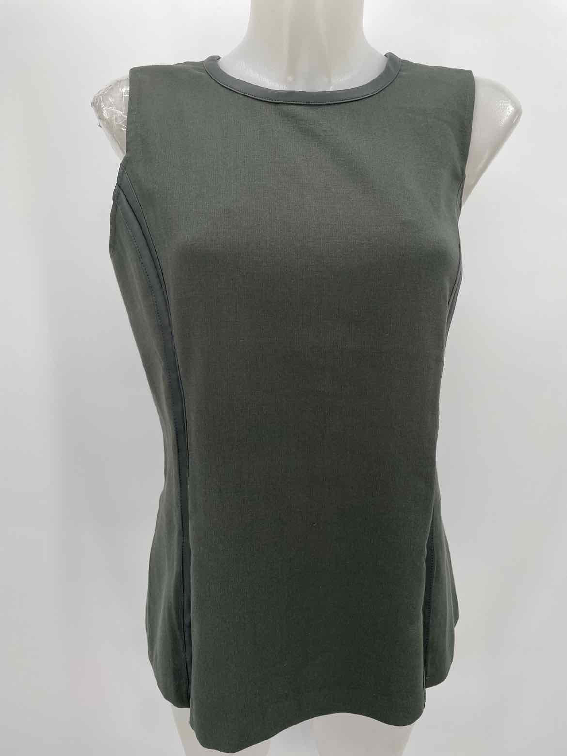 Ann Taylor Green Size 6 Structured Tank Top