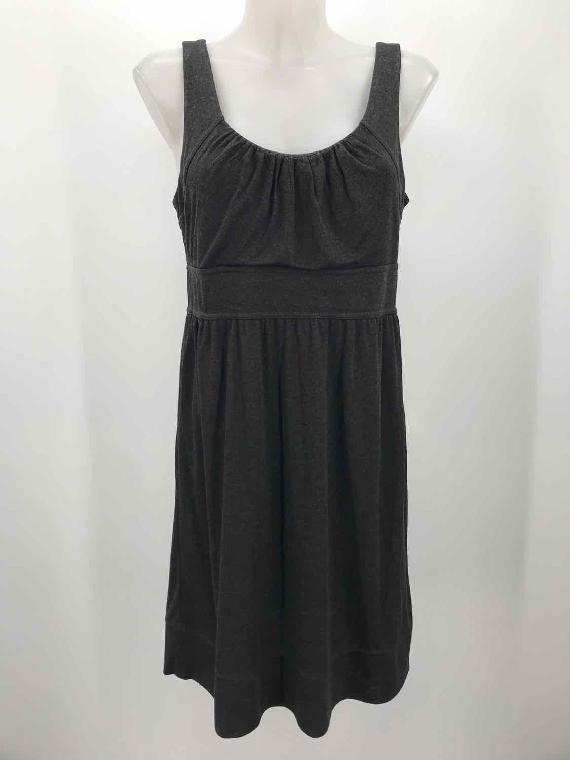 Ann Taylor Grey Size 10P Knee Length Sleeveless Dress