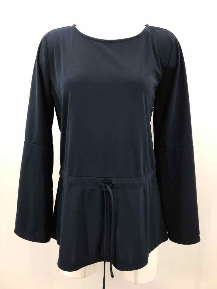 Ann Taylor Navy Size Medium Long Sleeve Blouse