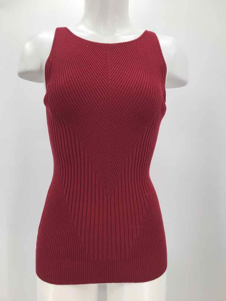 Ann Taylor Red Size Small Knit Tank