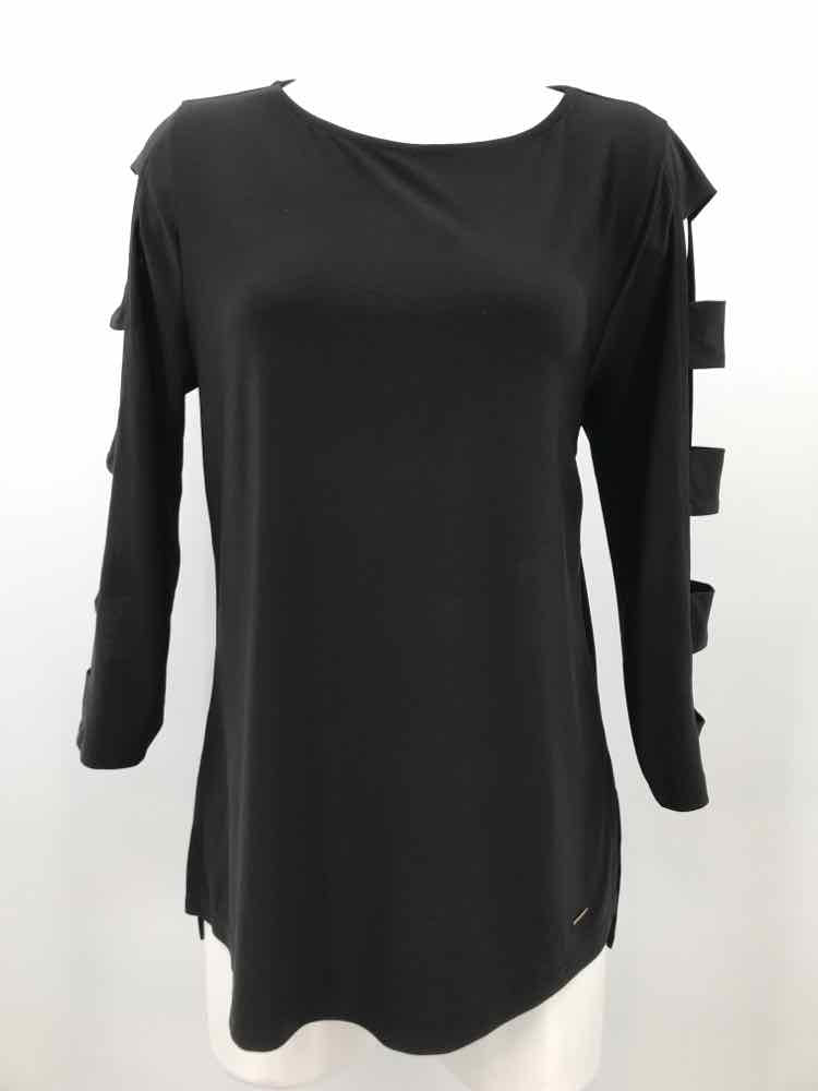 Anne Klein Black Size Medium Long Sleeve Blouse