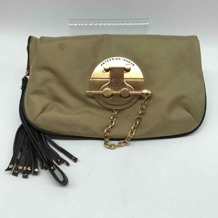 Anteprima-Nueve Gold Wristlet Pouch