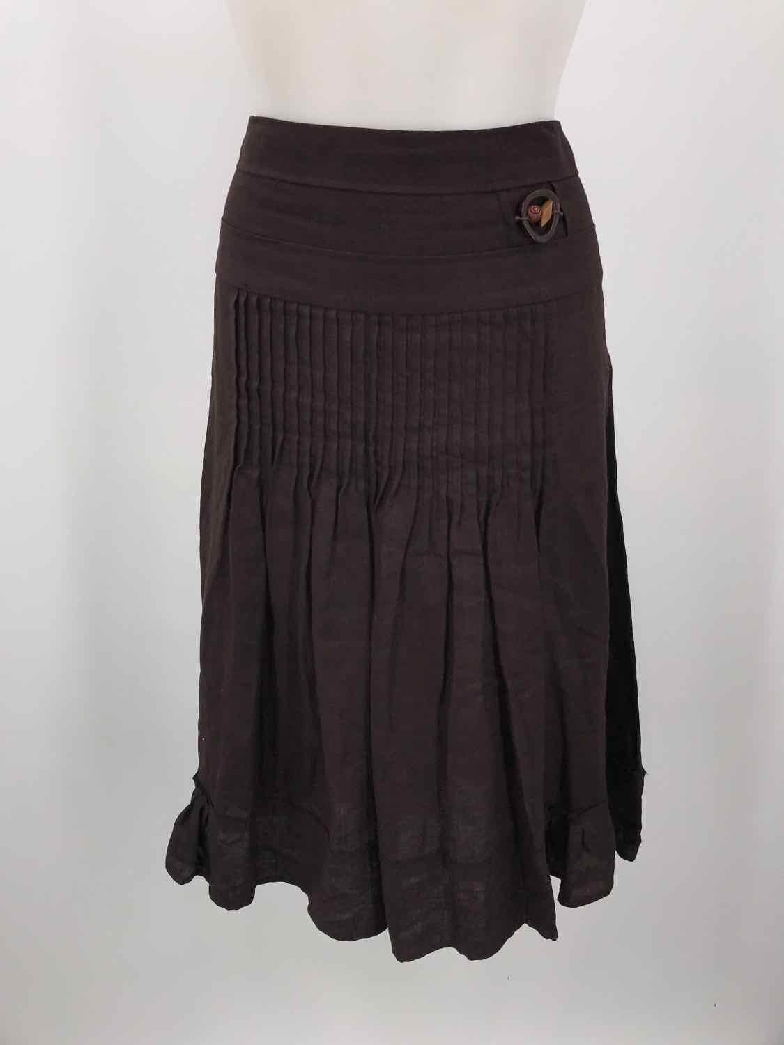 Apriori Brown Size 10 Midi Skirt