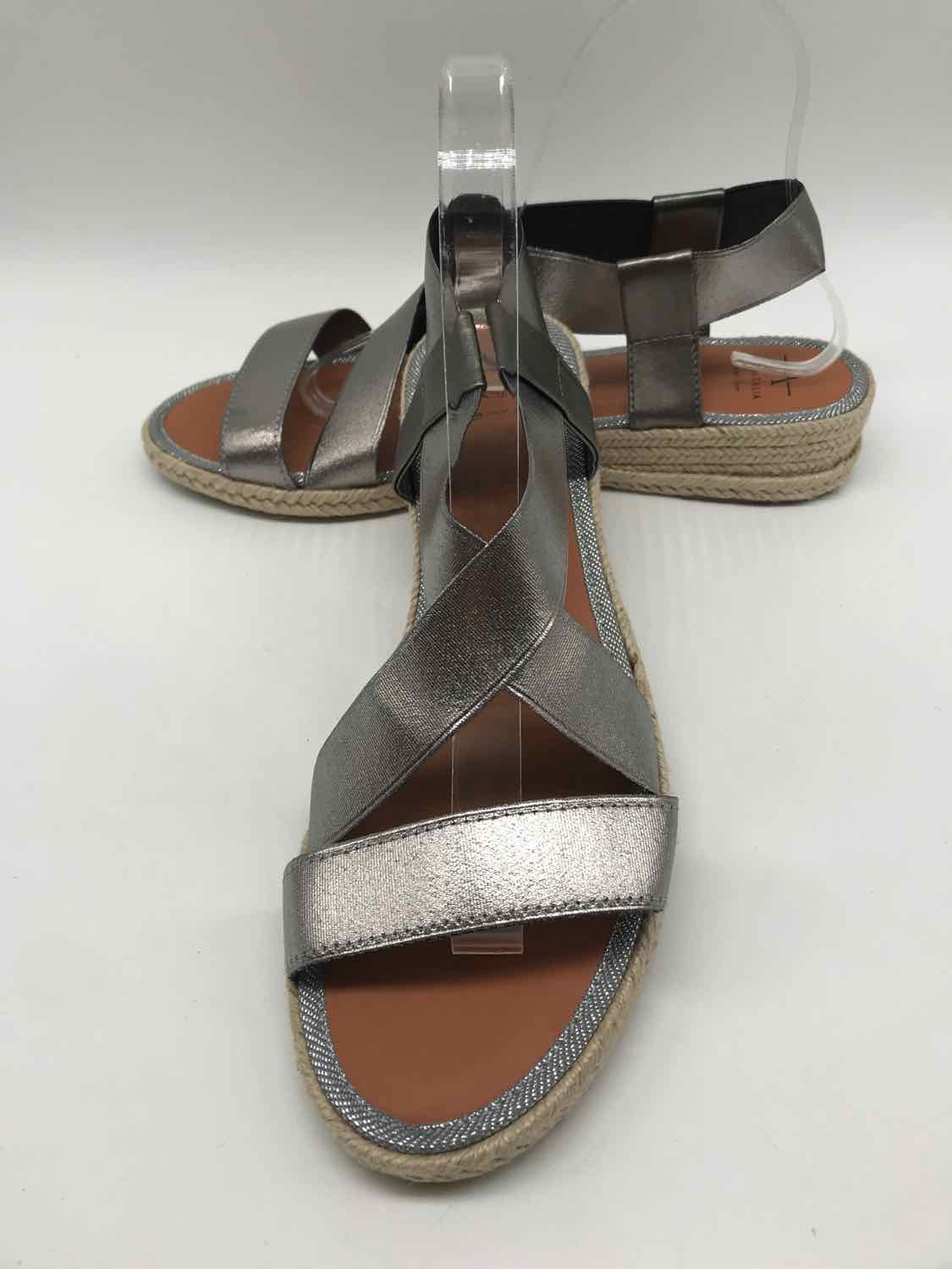 Aquatalia Grey Size 10 Espadrille Sandals